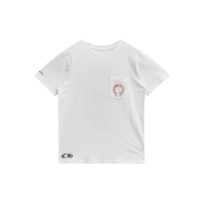 Chrome Hearts Cross Red and White Shirt