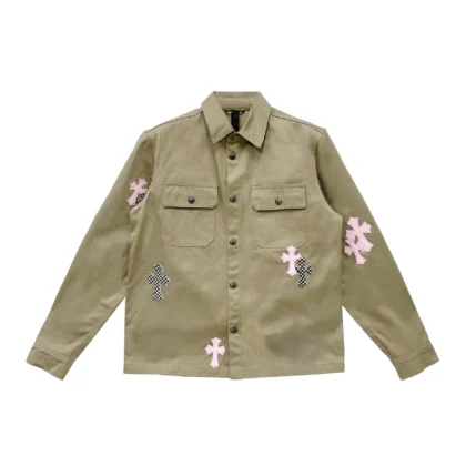 Chrome Hearts Work Dog Cross Patch Tan Jacket