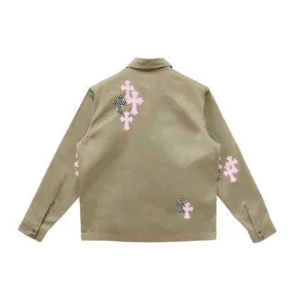 Chrome Hearts Work Dog Cross Patch Tan Jacket