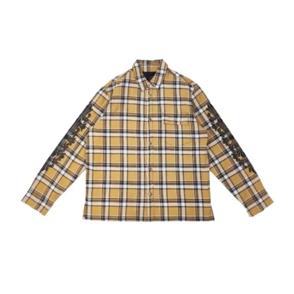 Chrome Hearts Work Dog Padded Flannel Shirt Jacket