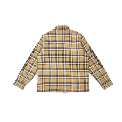Chrome Hearts Work Dog Padded Flannel Shirt Jacket