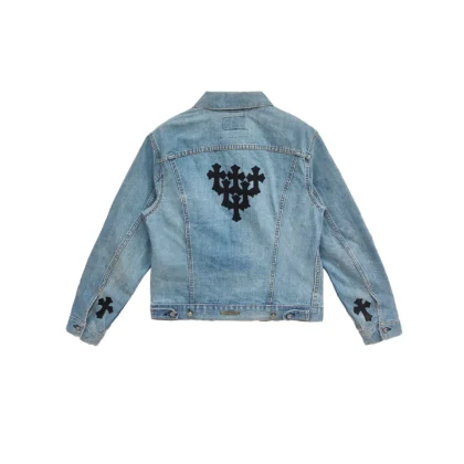 Chrome Hearts Black Cross Patch Jacket