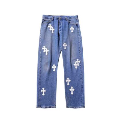 Chrome Hearts Drake 1 of 1 Patch Jeans