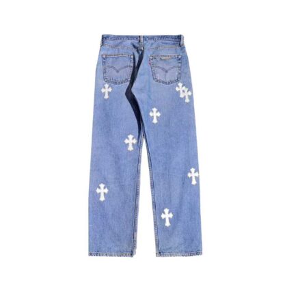 Chrome Hearts Drake 1 of 1 Patch Jeans
