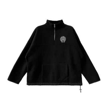 Chrome Hearts Horseshoe Half Zip Sweatshirt