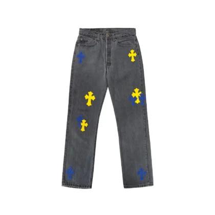 Chrome Hearts Levi’s 501 New York Exclusive Cross Patch Jeans