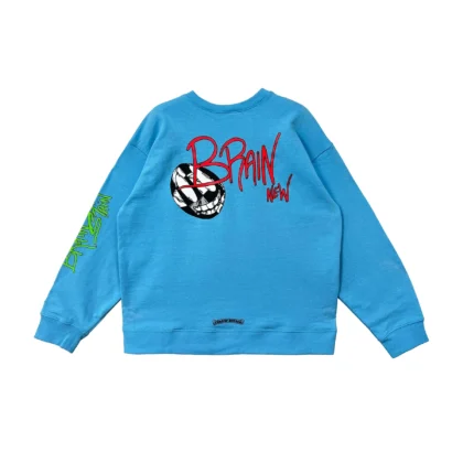 Chrome Hearts Matty Boy Chomper Blue Sweatshirt