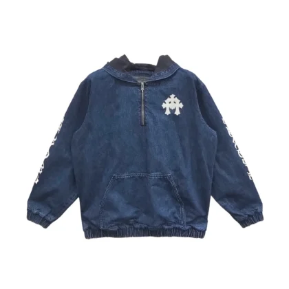 Chrome Hearts Cemetery Triple Cross Denim Jacket