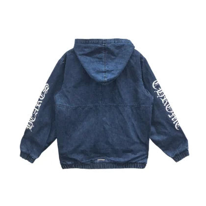 Chrome Hearts Cemetery Triple Cross Denim Jacket